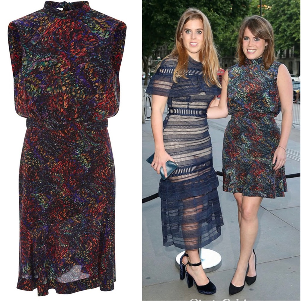 Saloni Rainbow Seagrass Fleur Dress